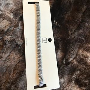 Melody bracelet silver tone